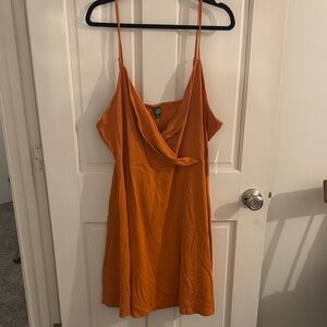 Wild Fable Vibrant Orange Mini Dress